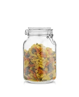 JoyJolt Airtight Set of 3 Glass Jars Storage Canister