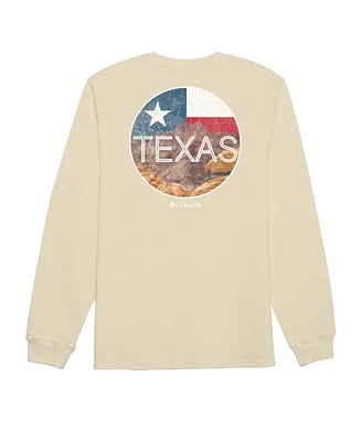 Columbia Men's Texas Flag Long Sleeve Graphic Tee