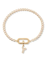 brook & york Petra Initial Tennis Bracelet