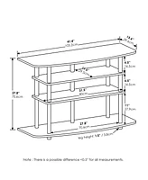Furinno No Tools Tv Stand Entertainment Center Hold up to 46" Tv