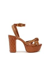 Schutz Women's Kareena Woven Platform Sandals