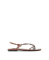 Schutz Women's Malta Round Toe Flat Sandals