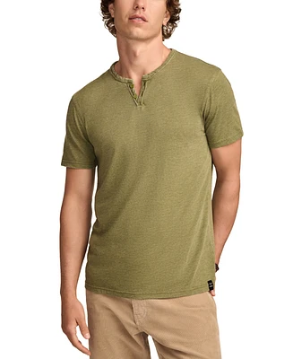 Lucky Brand Men's Venice Burnout Notch Neck Tee T-shirts