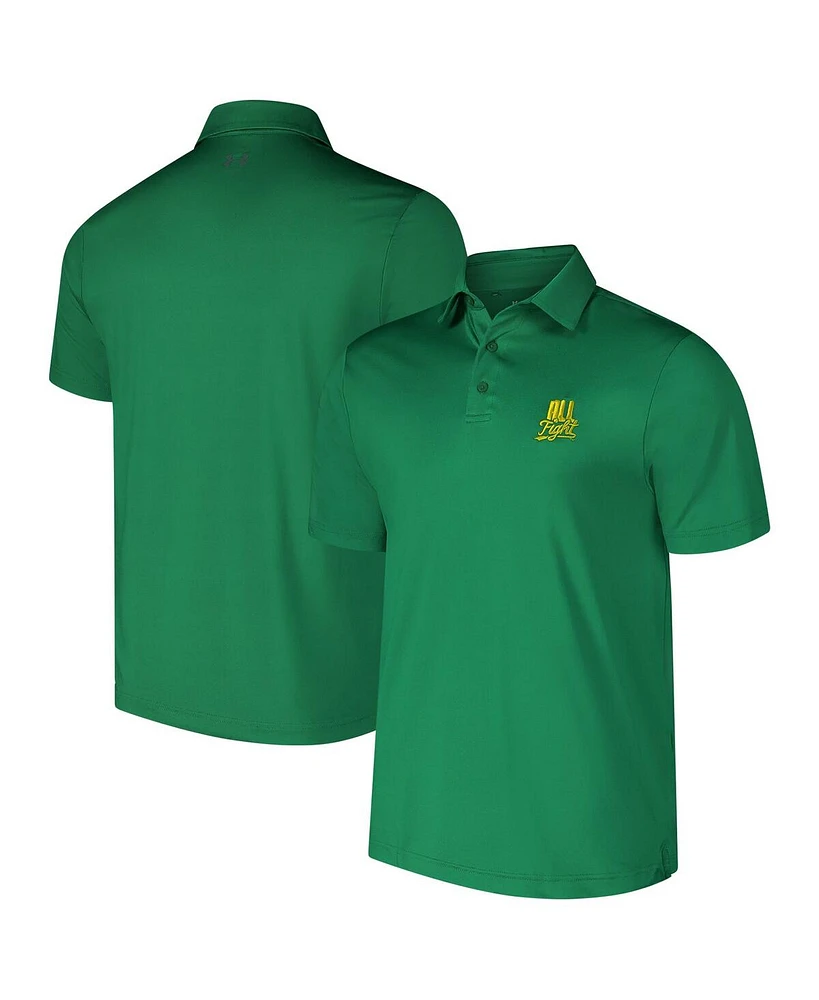 Under Armour Men's Kelly Green Notre Dame Fighting Irish Wear Polo