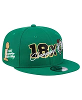 New Era Men's Kelly Green Boston Celtics Big 18x Champs 9FIFTY Snapback Hat