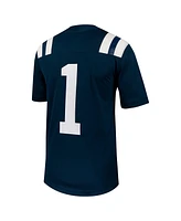 Nike Men's 1 Navy Ole Miss Rebels Untouchable Football Jersey