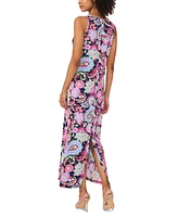 Vince Camuto Women's Floral-Print Sleeveless Maxi Dress