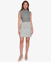 Calvin Klein Women's Tweed Mini Pencil Skirt