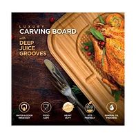 Bambusi Large Cutting Board for Meat