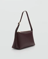 Mango Women's Zip Detail Shoulder Bag