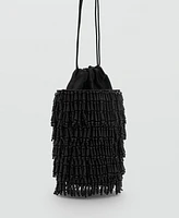 Mango Women's Beaded Handbag