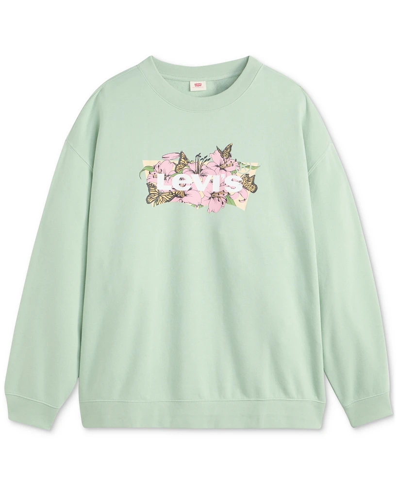 Levi's Plus Graphic Everyday Logo Crewneck Sweatshirt