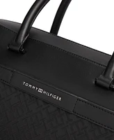 Tommy Hilfiger Men's Monogram Faux-Leather Computer Bag