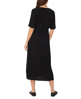 1.state Women's Flutter-Sleeve V-Neck Midi Dress