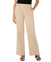 Liverpool Los Angeles Women's Kelsey Twill Wide-Leg Pants