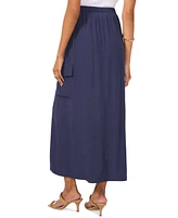 Vince Camuto Women's Drawstring-Waist Cargo Maxi Skirt