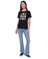 Karl Lagerfeld Paris Women's Perfume-Graphic T-Shirt