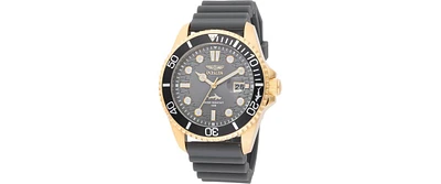 Invicta Men's Pro Diver Quartz 3 Hand Charcoal Dial Watch