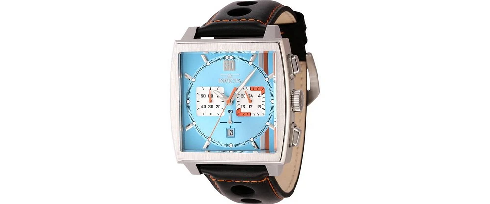 Invicta Men's 44748 S1 Rally Quartz Multifunction Silver, Orange, Light Blue Dial Watch