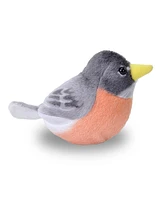 Wild Republic Audubon Bird American Robin Stuffed Animal, 5.5 Inches