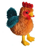 Wild Republic Hug'ems Rooster Stuffed Animal, 7 Inches