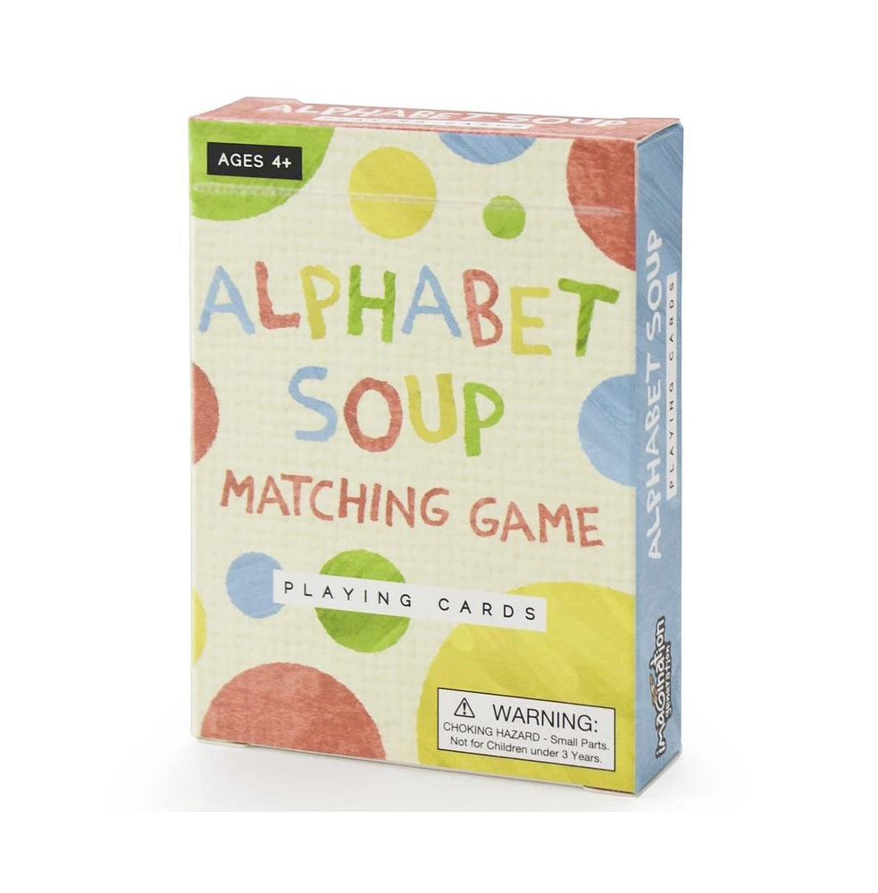 Slickblue Alphabet Soup Matching & Memory Card Game - Fun and Educational for Kids of All Ages