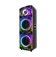 Supersonic Iq Sound Cyber Flex 2 x 12 inch Wireless Party Speaker