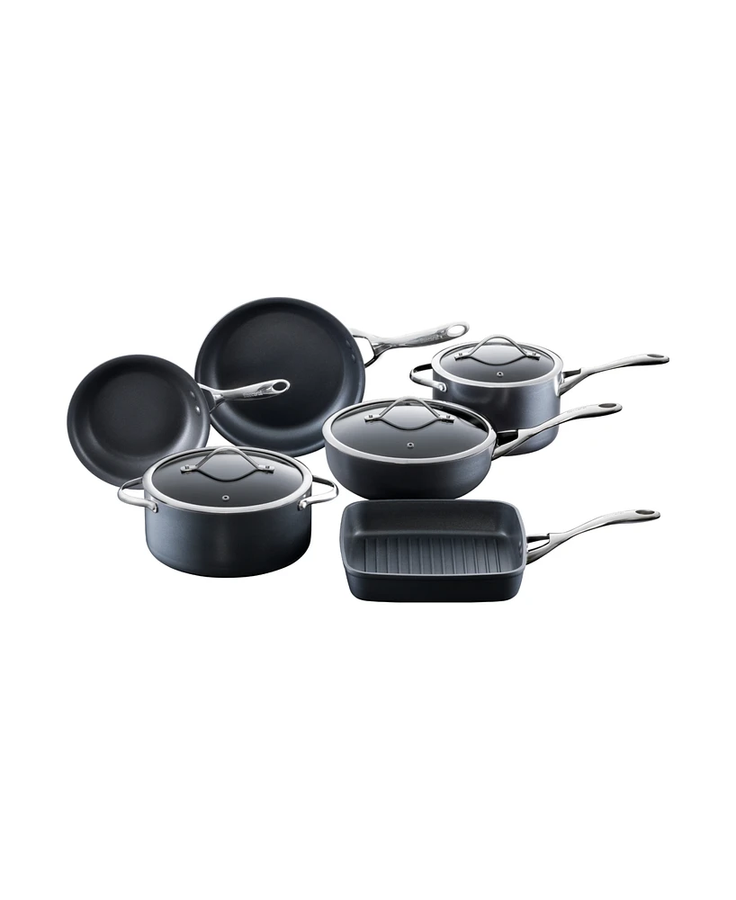 Cuisine::pro ID3 9pc Hard Anodized Aluminum Set