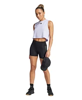 Adidas Women's Power Boxy 3-Stripes Tank Top