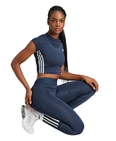 Adidas Women's Hyperglam Ribbed Training T-Shirt