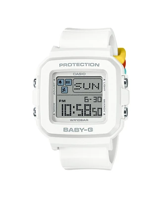 G-Shock Baby-g Ladies White Resin Watch, 39mm