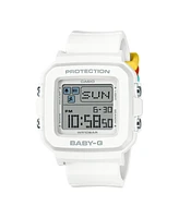 G-Shock Baby-g Ladies White Resin Watch, 39mm