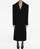 Mango Women's Structured Wool Coat