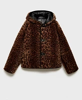 Mango Women's Double-Sided Leopard Jacket