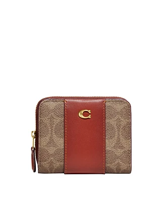 Coach Signature Canvas Billfold Wallet