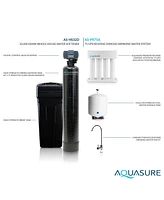Aquasure Harmony Series | 64,000 Grains Whole House Water Softener & 75 Gpd Reverse Osmosis System Bundle
