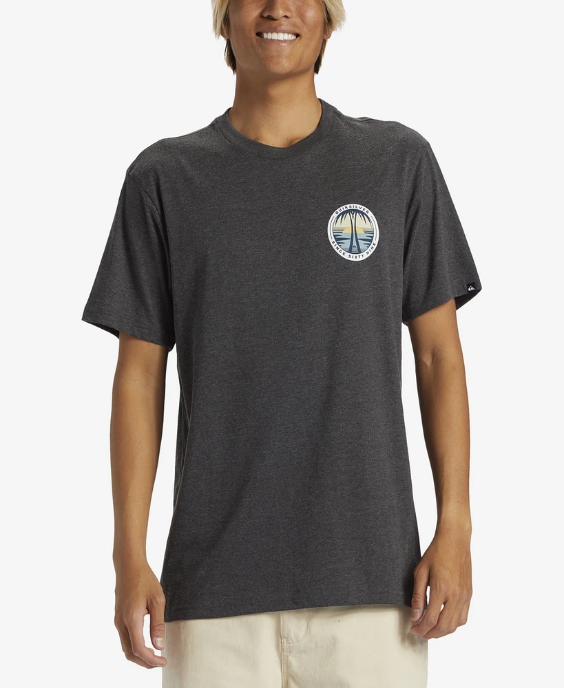 Quiksilver Men's Ca Dos Palms Short Sleeve T-Shirt