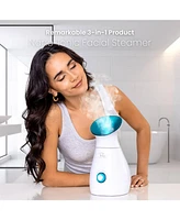 Pure Daily Care NanoSteamer Large 3-in-1 Nano Ionic Facial Steamer (Lilac)