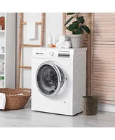 Casafield Hyacinth Waste Basket - Natural, Woven Trash Can for Garbage the Bathroom, Bedroom, Laundry Room, Home Office