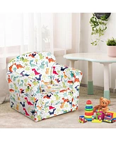 Gouun Household Toddler Furnishings Children Armrest Cute Lovely Single Sofa