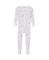 Gerber Baby Girls' Snug Fit Footed Pajamas, 2-Pack, Dogs