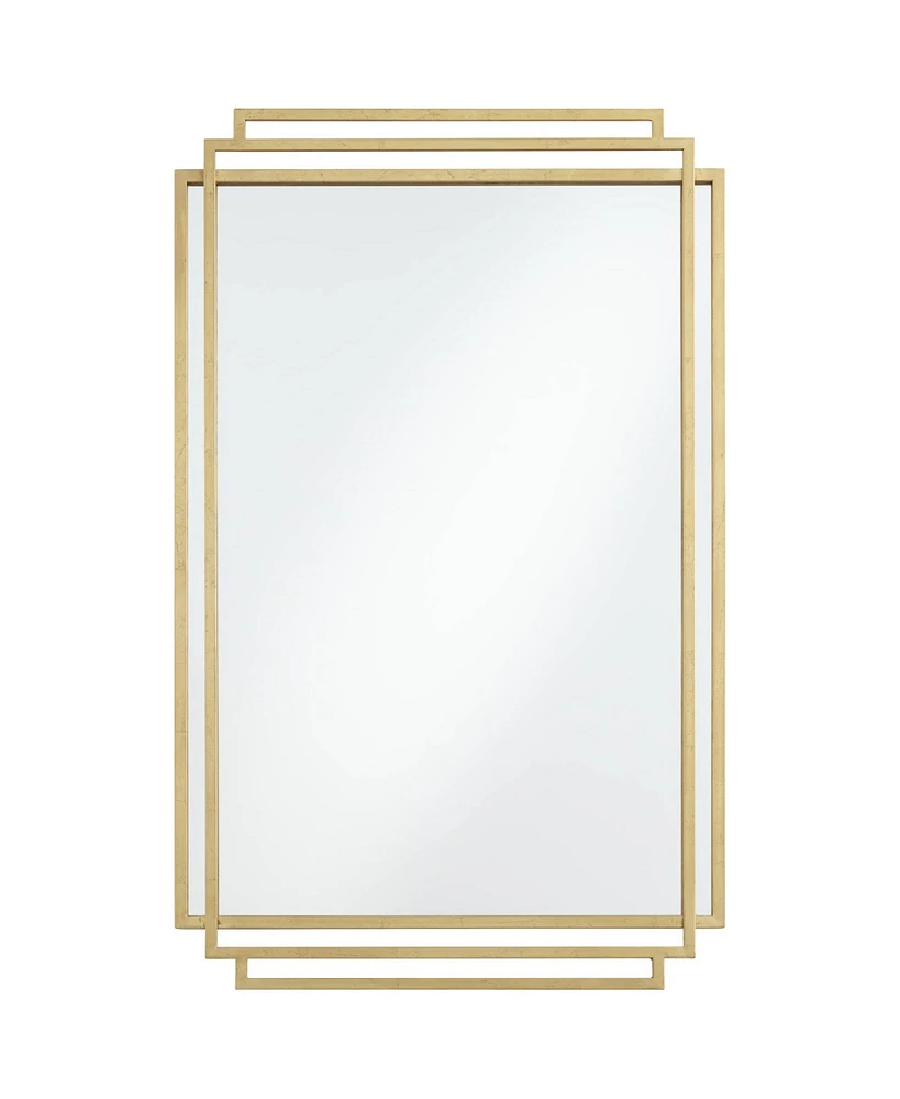 Uttermost Amherst Brushed Gold 24" x 38 1/2" Wall Mirror