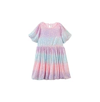 Cotton On Girls Little/Big Sienna Puff Sleeve Dress