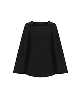 Nocturne Women's Cape Sleeve Mini Dress