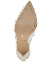 Dolce Vita Women's Clara Embellished Mesh Pointed-Toe Heeled Mules