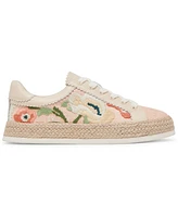 Dolce Vita Women's Azalia Floral Crochet Espadrille Lace-Up Sneakers