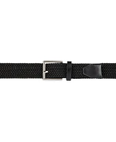 Tommy Hilfiger Men's Giftable Boxed Fully Adjustable Stretch Casual Braided Belt