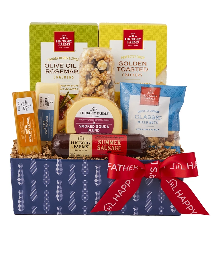 Hickory Farms Father's Day Gourmet Favorites Gift Basket, 8 Piece