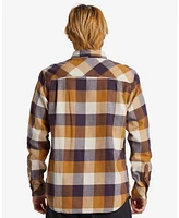 Quiksilver Men's Motherfly Flannel Long Sleeve Shirt
