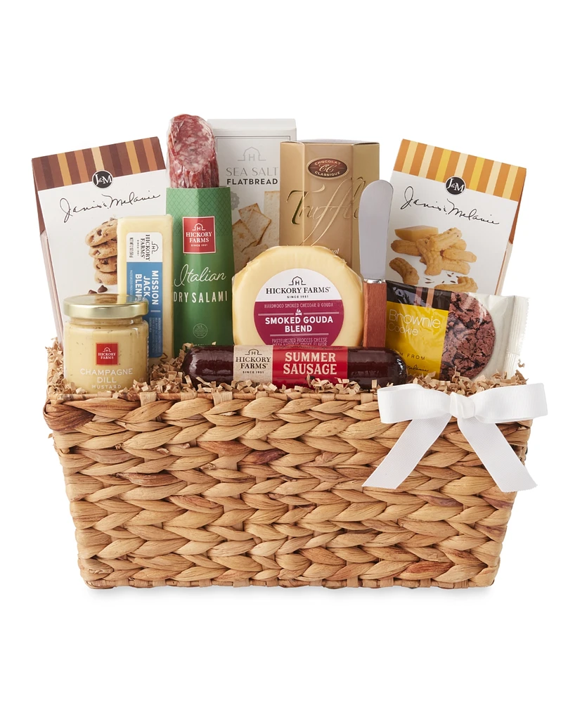 Hickory Farms Gourmet Charcuterie Gift Basket, 12 Piece